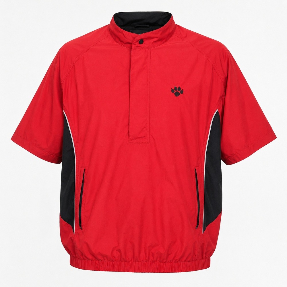 FootJoy DryJoys XL Golf Rain Pullover Jacket Red Black Bearcats Waterproof